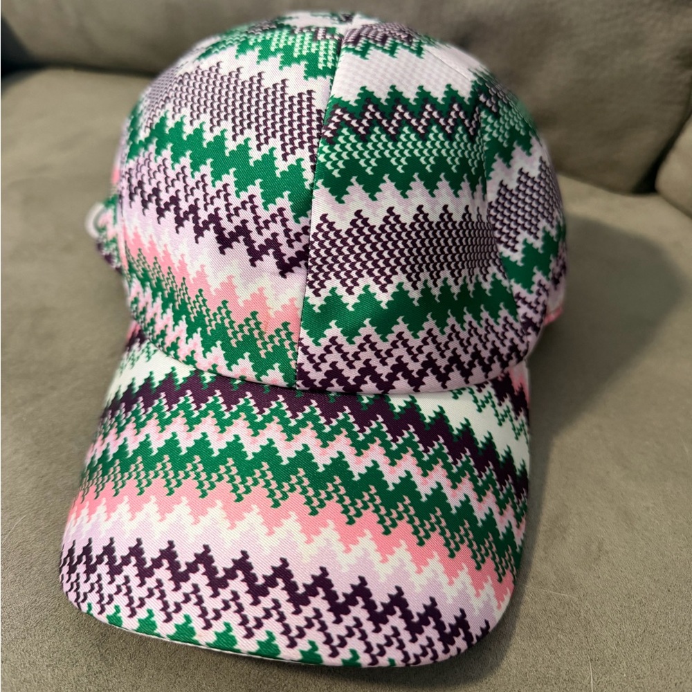 Missoni Women’s Zigzag Hat in Green, Pink, and Purple